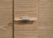Leanne 6-drawer Sinter Stone Top Dresser and Mirror Light Oak