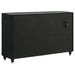 Ravenne 4-piece Velvet Upholstered Queen LED Bedroom Set Black