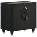 Ravenne 5-piece Velvet Upholstered Queen LED Bedroom Set Black