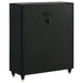 Ravenne 5-piece Velvet Upholstered Queen LED Bedroom Set Black
