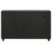 Ravenne 8-drawer Velvet Upholstered LED Dresser Cabinet Black