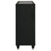Ravenne 8-drawer Velvet Upholstered LED Dresser Cabinet Black
