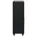 Ravenne 5-drawer Velvet Upholstered LED Chest of Drawers Black