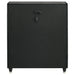 Ravenne 5-drawer Velvet Upholstered LED Chest of Drawers Black