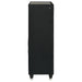 Ravenne 5-drawer Velvet Upholstered LED Chest of Drawers Black