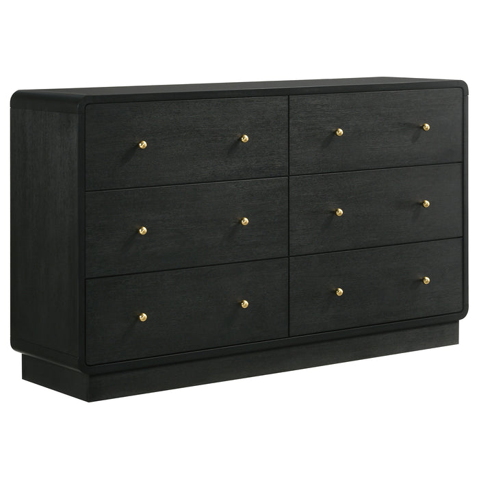 Cavelle 5-piece Full Bedroom Set Black