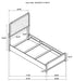 Cavelle 5-piece Twin Bedroom Set Black