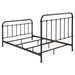 Livingston Metal Full Open Frame Bed Dark Bronze