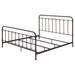 Livingston Metal Eastern King Open Frame Bed Dark Bronze