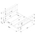 Livingston Metal Eastern King Open Frame Bed Dark Bronze