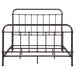 Livingston Metal Queen Open Frame Bed Dark Bronze