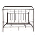 Livingston Metal Queen Open Frame Bed Dark Bronze