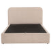 Anders Upholstered Queen Storage Lift Platform Bed Beige