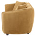 Aleisha Fabric Upholstered Loveseat Mustard Yellow