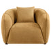 Aleisha Fabric Upholstered Accent Chair Mustard Yellow