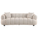 Whitney Contemporary Channel Tufted Woven Fabric Upholstered Sofa