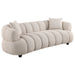 Whitney Contemporary Channel Tufted Woven Fabric Upholstered Sofa Set