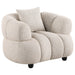 Whitney Contemporary Channel Tufted Woven Fabric Upholstered Sofa Set
