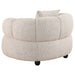 Whitney Contemporary Channel Tufted Woven Fabric Upholstered Sofa Set