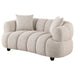Whitney Contemporary Channel Tufted Woven Fabric Upholstered Loveseat