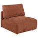Elysia 6-piece Chenille Upholstered Modular Sectional Sofa Coral
