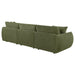 Elysia Chenille Upholstered Modular Lounge Sofa Green