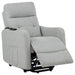 Dayes Upholstered Power Lift Recliner Chair Light Grey
