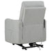 Dayes Upholstered Power Lift Recliner Chair Light Grey