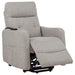 Dayes Upholstered Power Lift Recliner Chair Taupe