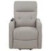 Dayes Upholstered Power Lift Recliner Chair Taupe