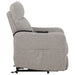 Dayes Upholstered Power Lift Recliner Chair Taupe