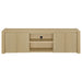 Laurelton 78-inch 4-door TV Stand Media Console Light Oak