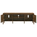 Thori 63-inch 2-door TV Stand Media Console Dark Brown