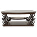 Laney 3-piece Glass Top Coffee and End Table Set Dark Merlot