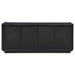 Leandro 72-inch 4-door TV Stand Media Console Burnished Black