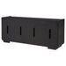 Leandro 72-inch 4-door TV Stand Media Console Burnished Black