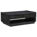 Leandro 3-piece Wood Coffee and End Table Set Burnished Black