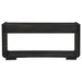 Leandro 2-drawer Entryway Sofa Console Table Burnished Black