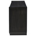Leandro 2-drawer Entryway Sofa Console Table Burnished Black