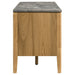 Bradley 63-inch 2-Door SmartTop TV Stand Grey and Natural