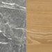 Bradley Round SmartTop Cocktail Coffee Table Grey and Natural