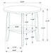 Bradley 2-Piece Round SmartTop Coffee Table Set Grey and Natural
