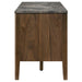 Bradley 63-inch 2-Door SmartTop TV Stand Smokey Grey and Brown