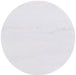 Jason 2-piece Round White Marble Coffee Table Set Honey Brown