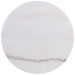 Jason 3-piece Round White Marble Coffee Table Set Honey Brown