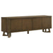 Trotter 71-inch 4-Door Wood TV Stand Media Console Brown
