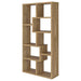 Theo 71-inch 6-shelf Bookshelf Mango