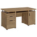 Tracy 55-inch 2-drawer Office Computer Desk Mango