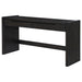 Leandro 2-drawer Home Office Writing Desk Burnished Black
