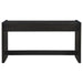 Leandro 2-drawer Home Office Writing Desk Burnished Black